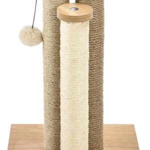 Cat Triple Scratching Posts, Beige